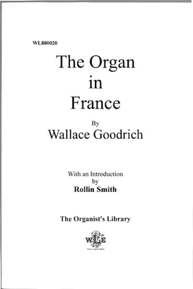 Book cover for The Organ in France