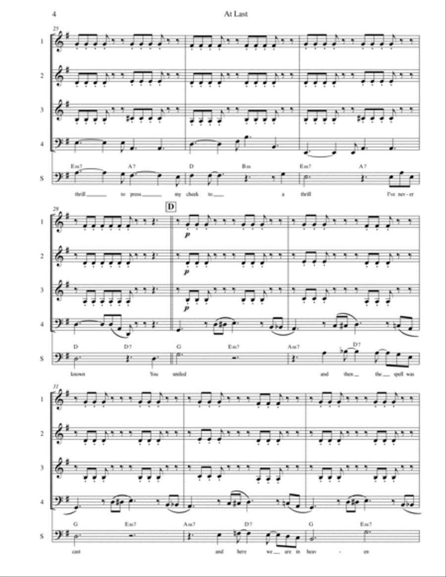 At Last String Quintet scores gallery preview page 5