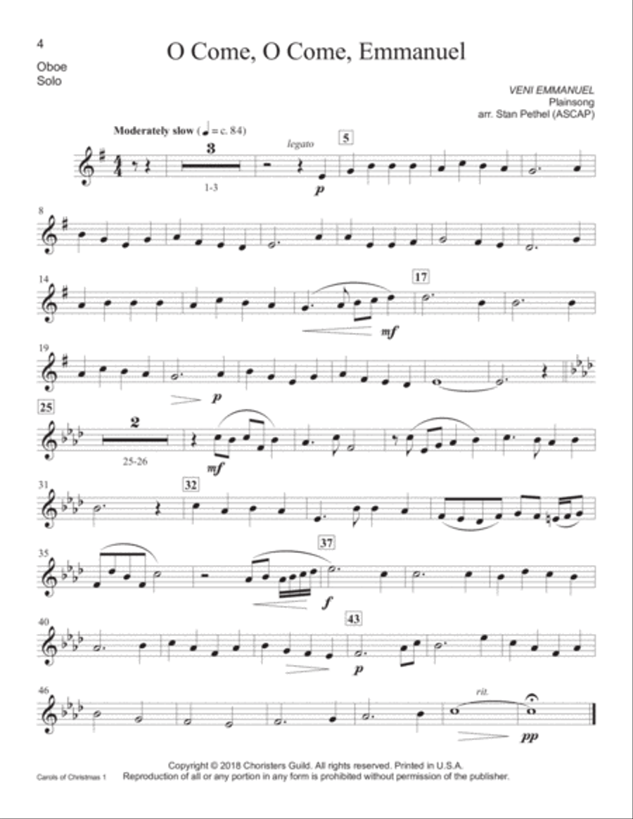 Carols of Christmas, Set 1 - Oboe Oboe scores gallery preview page 2