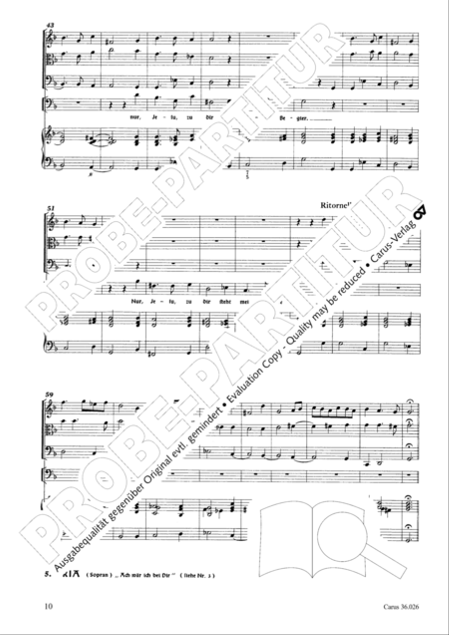 Now I indeed believe (Ich halte es dafur) Choir scores gallery preview page 11