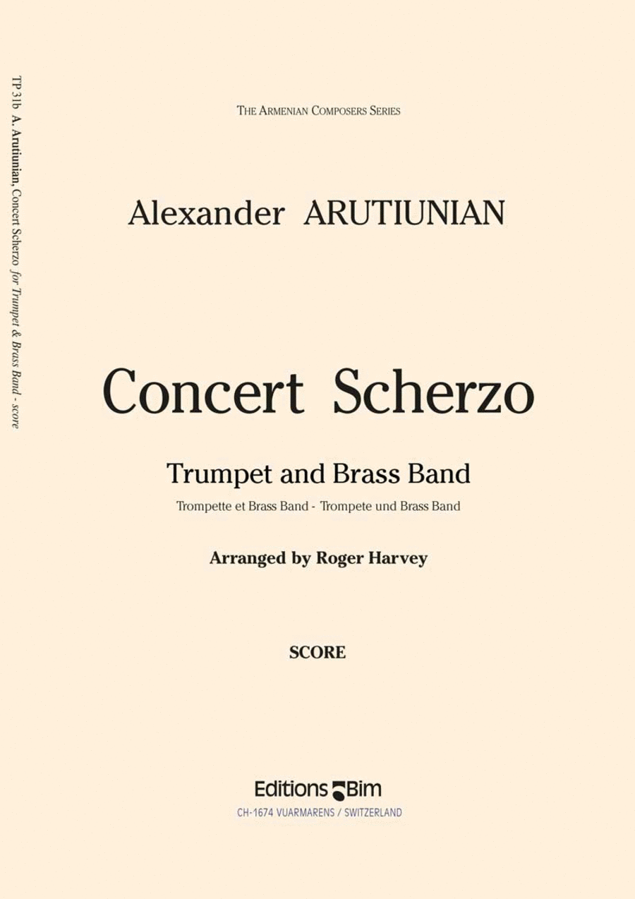 Concert Scherzo Brass Band scores gallery preview page 1