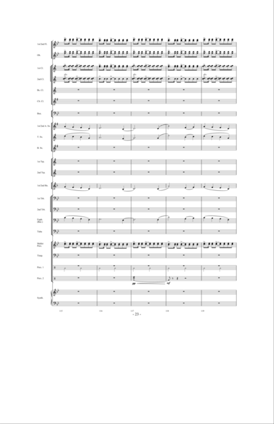 Earhart Earhart Concert Band scores gallery preview page 22