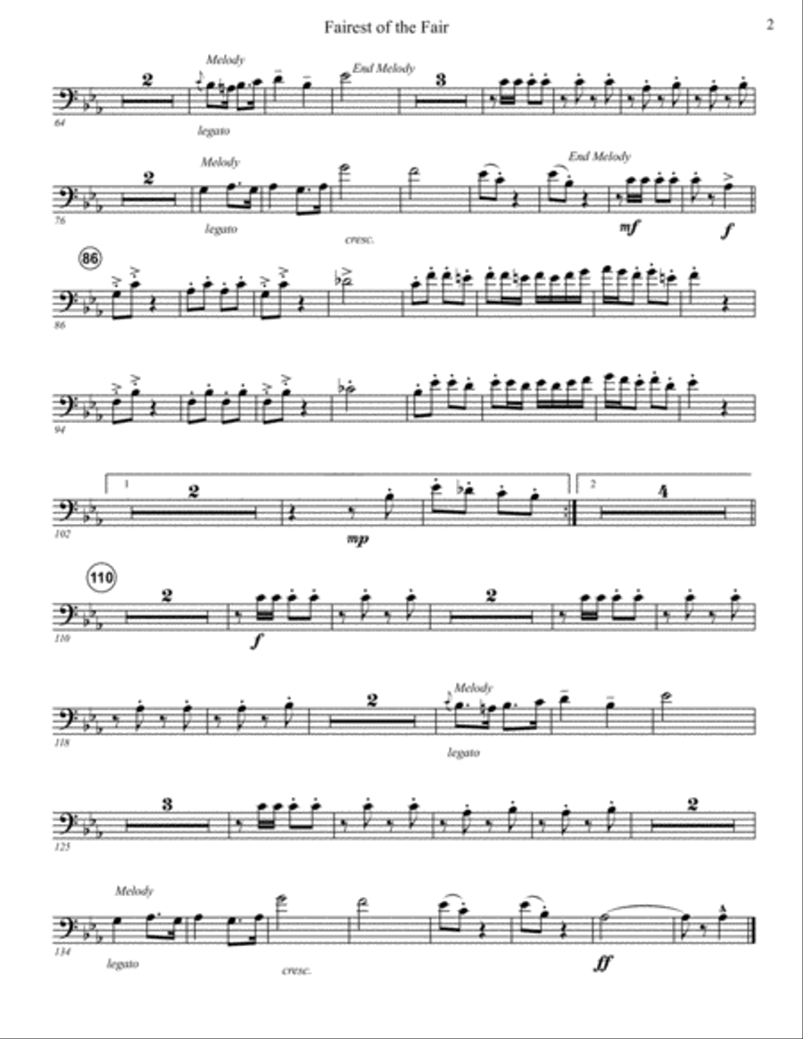 Fairest of the Fair Brass Ensemble scores gallery preview page 6