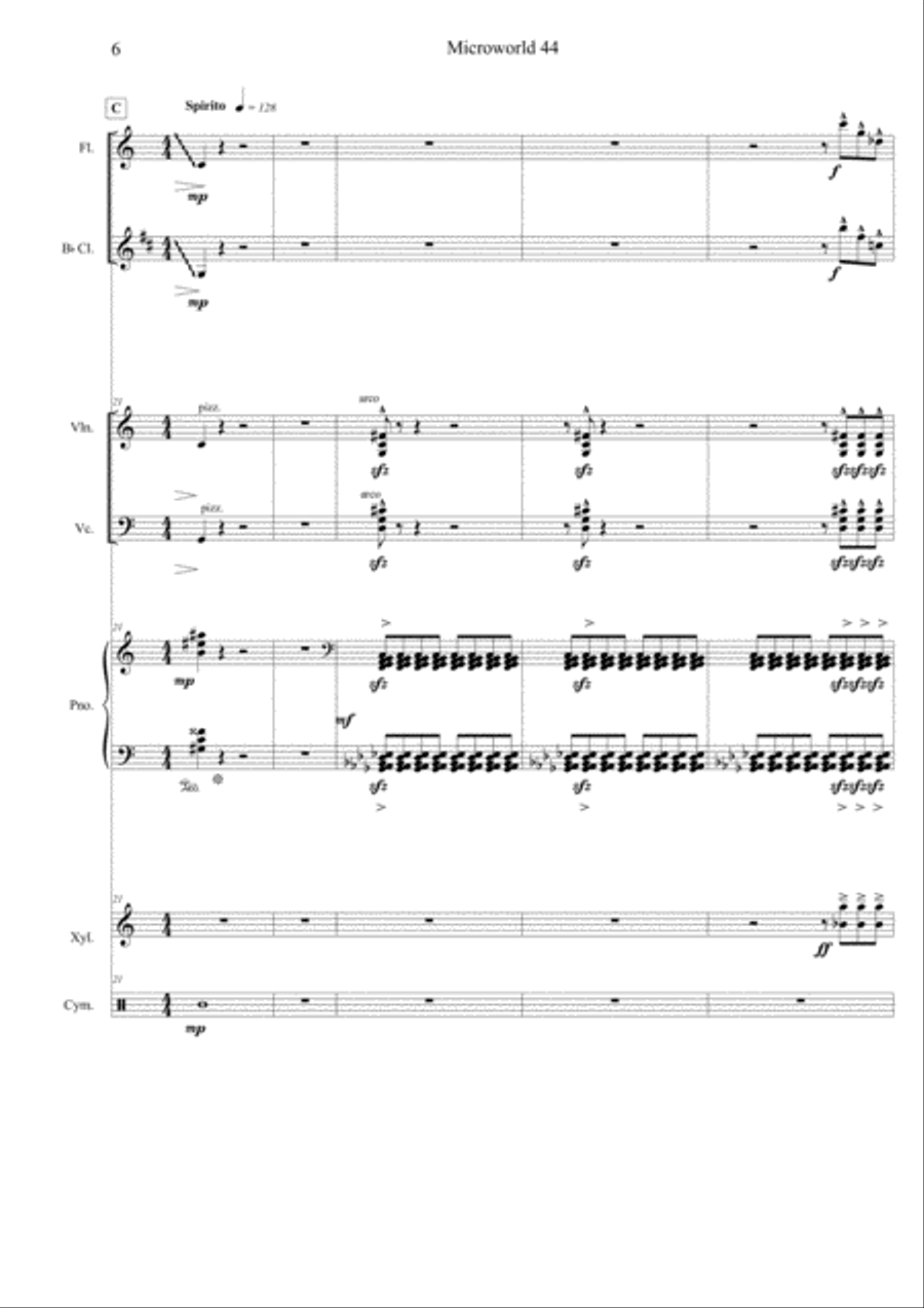 Microworld 44 Small Ensemble scores gallery preview page 6
