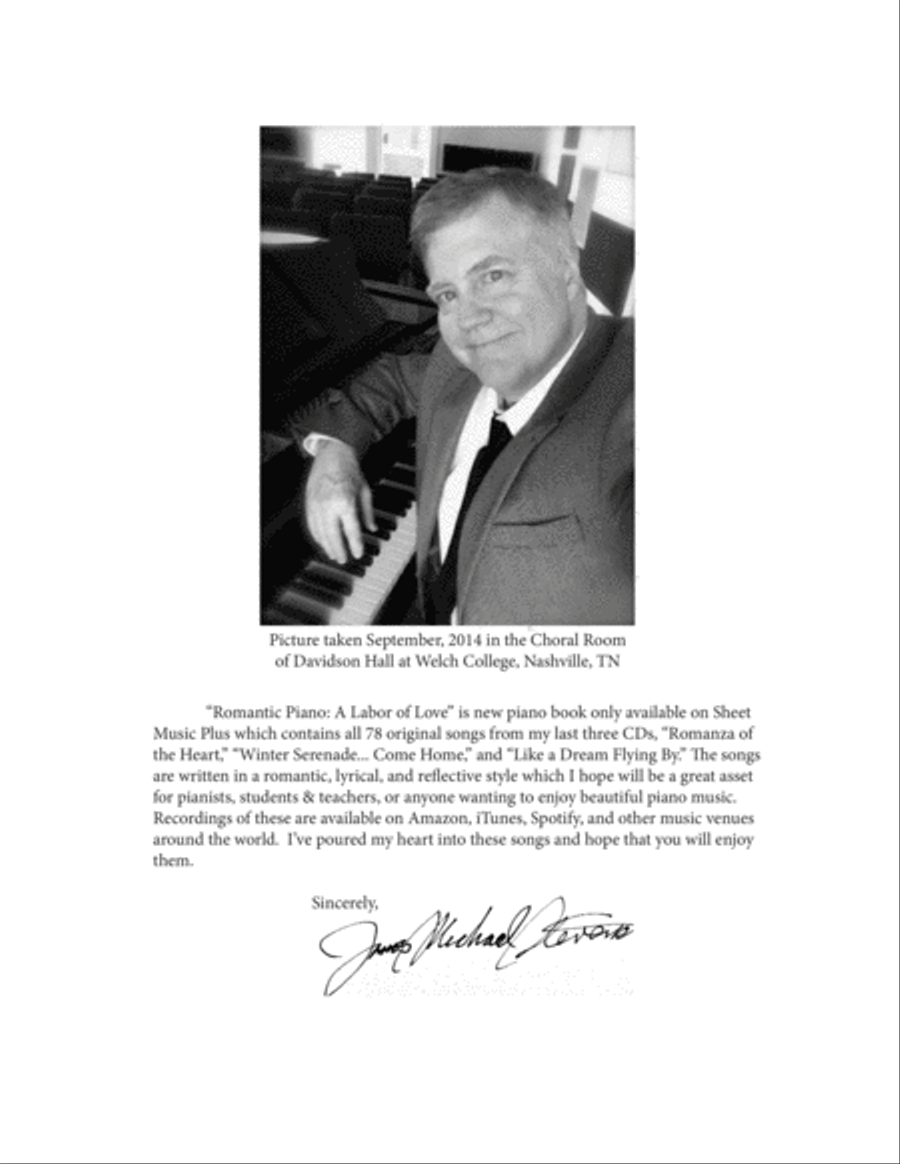 Romantic Piano: A Labor of Love Piano Solo scores gallery preview page 2