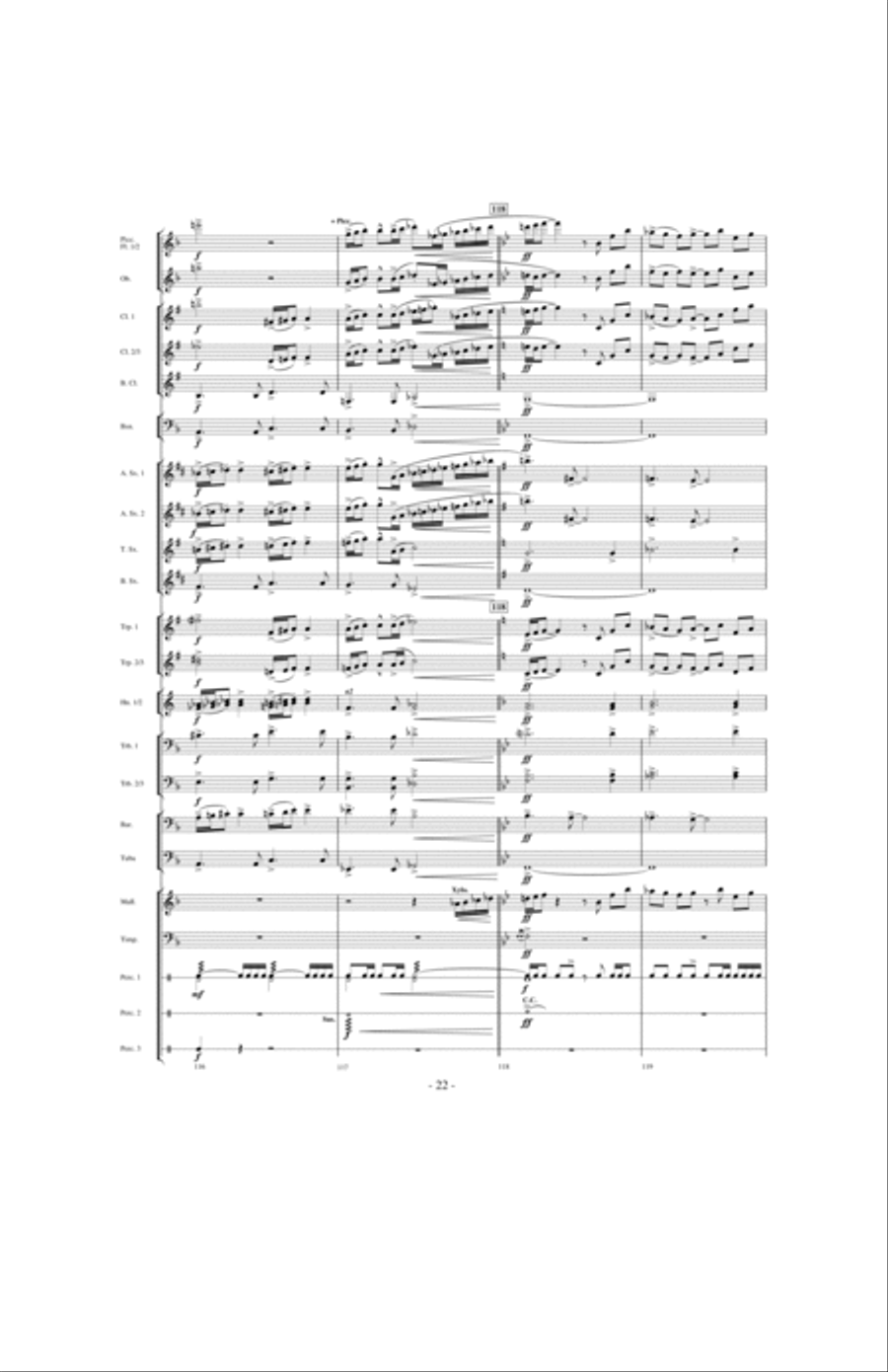 Beyond the Higher Skies Concert Band scores gallery preview page 21
