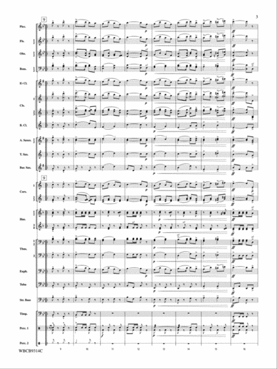 Coat of Arms (Concert March) Concert Band scores gallery preview page 3