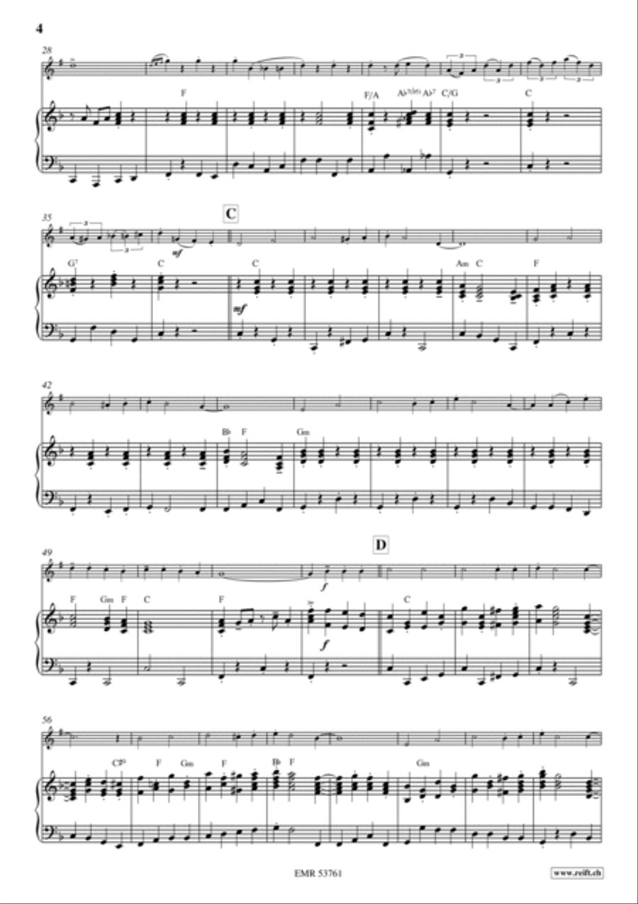 Hessen March Tenor Saxophone scores gallery preview page 5