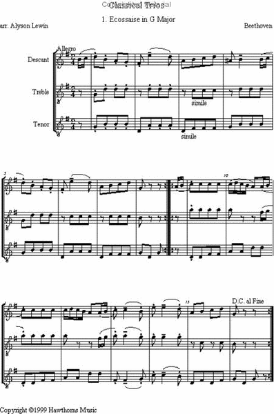 Classical Trios - Score and parts image number null