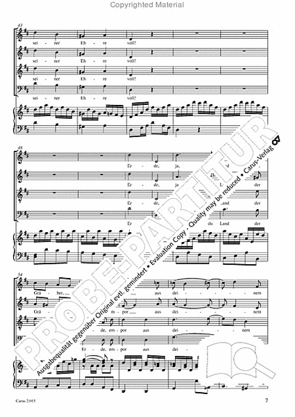 Carl Philipp Emanuel Bach & Gottfried August Homilius. Motets and Choruses