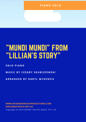 Book cover for Mundi Mundi