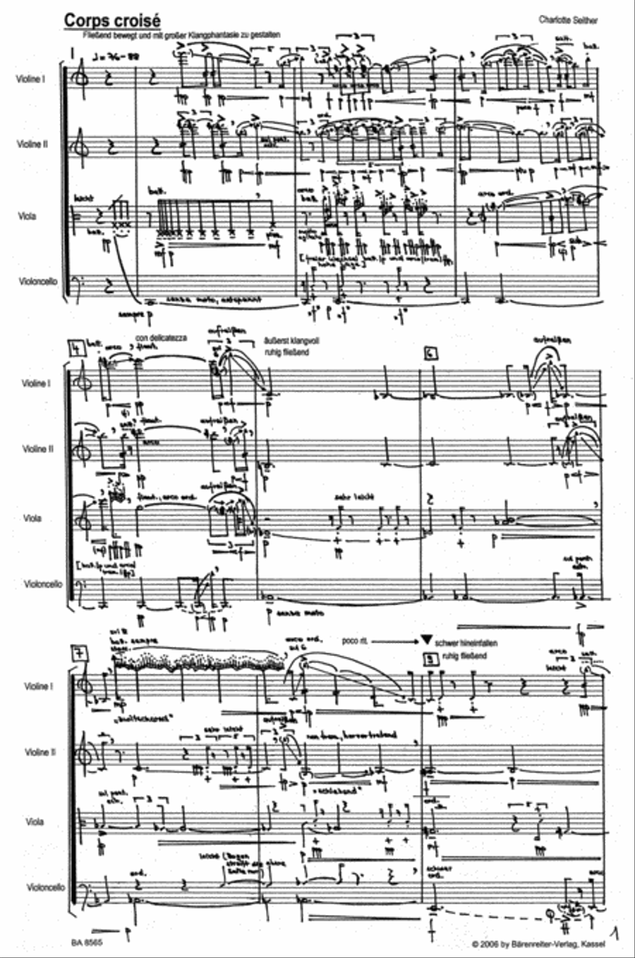 <br>Sheet music extract