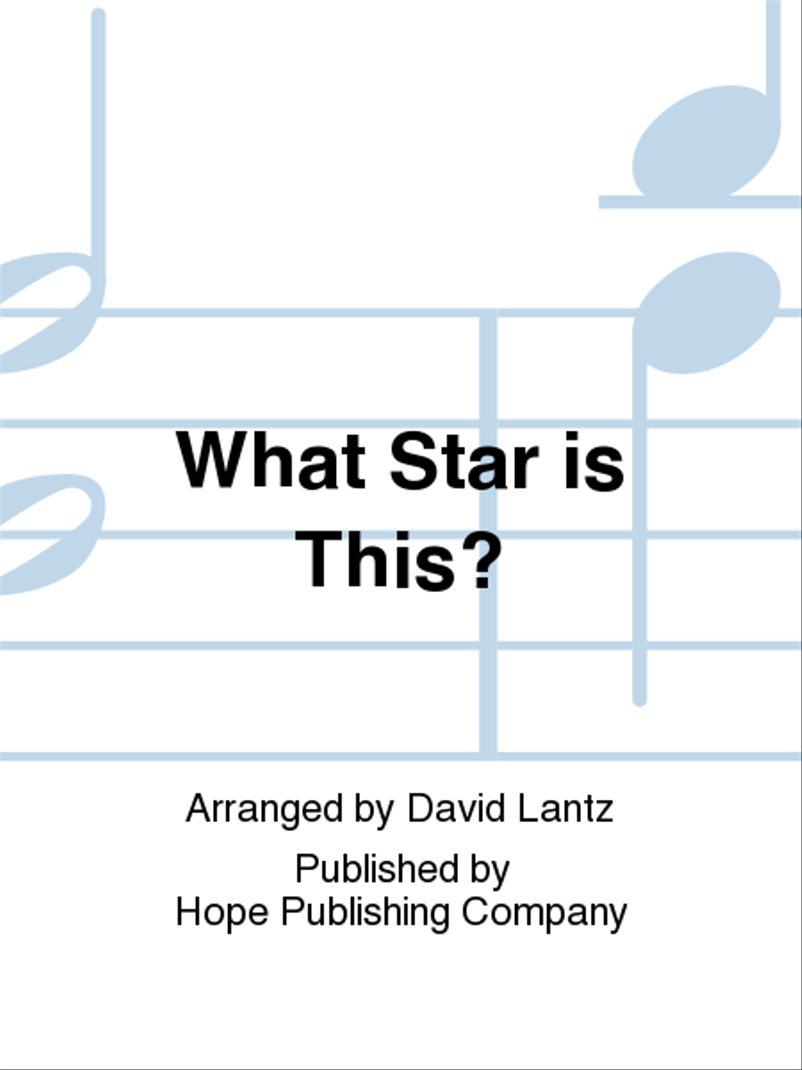 What Star Is This? Choir scores gallery preview page 1