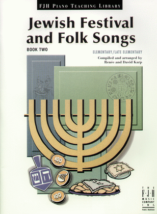 Book cover for Jewish Festival and Folk Songs, Book Two