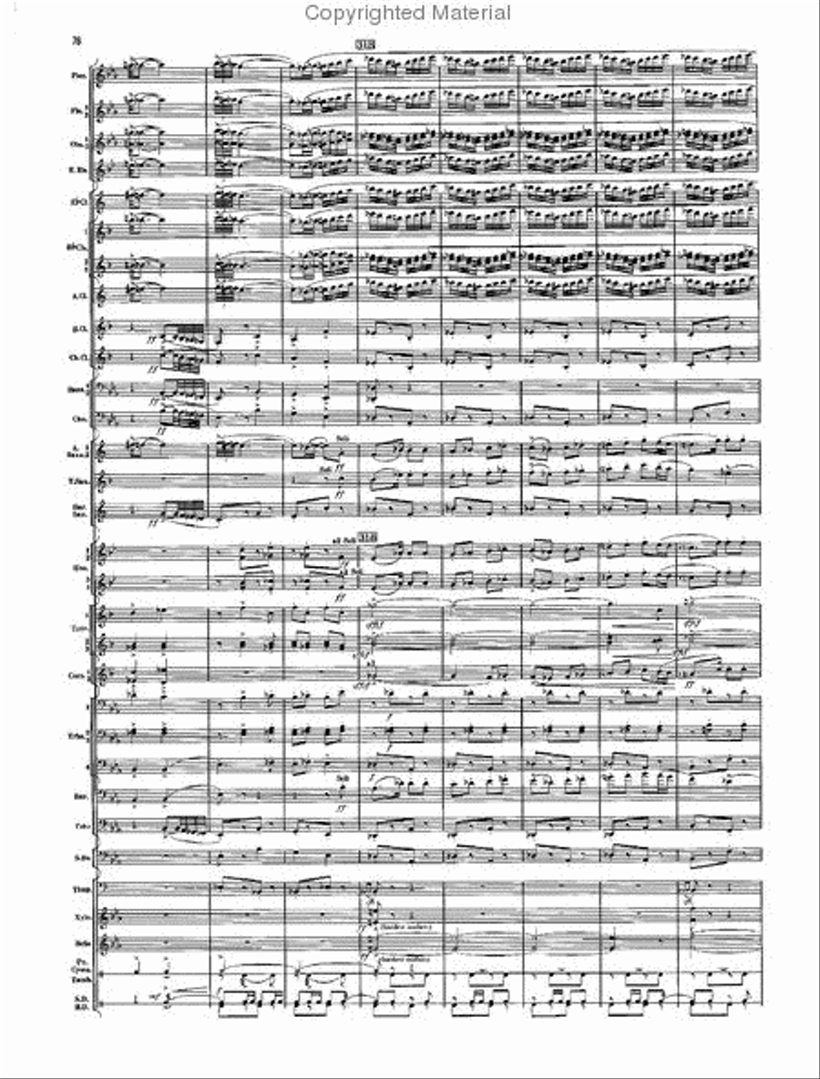 Armenian Dances, Part II Concert Band scores gallery preview page 74