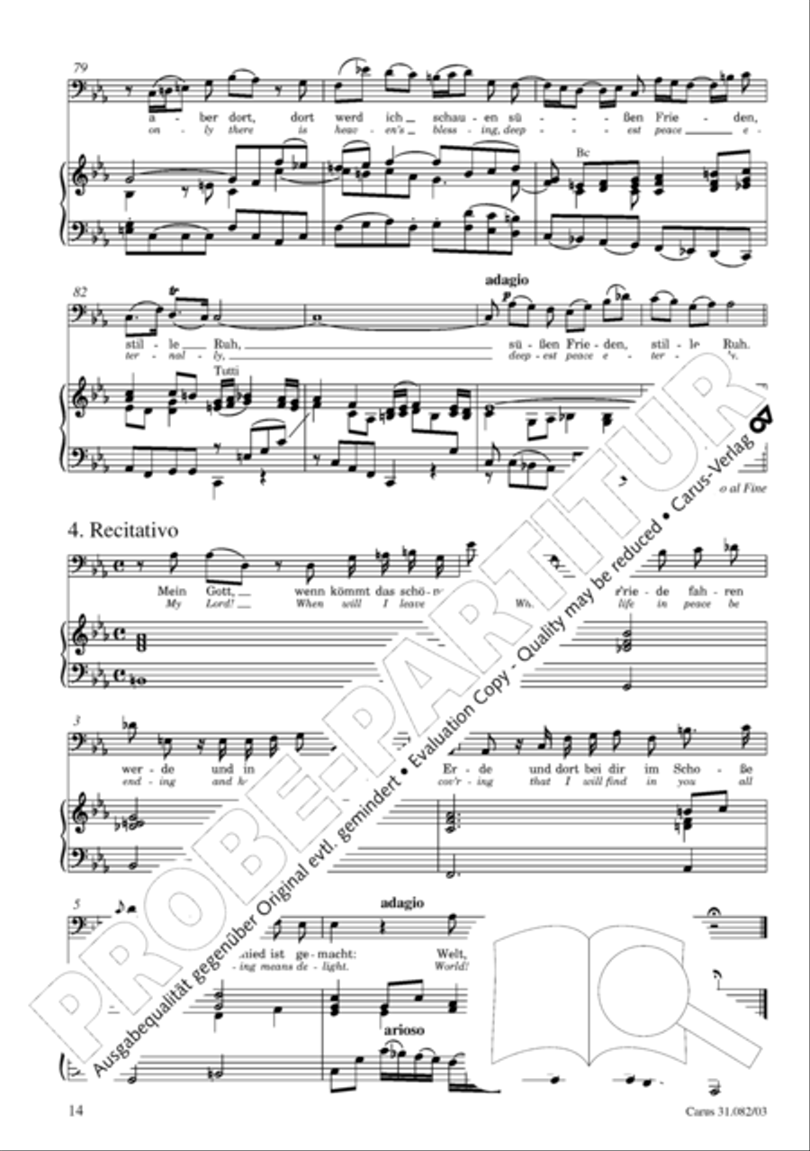 I have enough (Ich habe genung) Mezzo-Soprano Voice scores gallery preview page 17