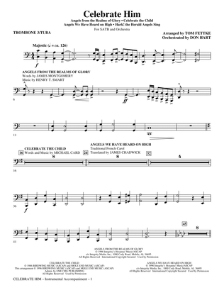 Celebrate Him (Medley) - Trombone 3/Tuba