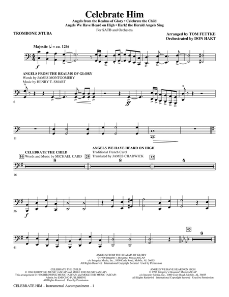 Celebrate Him (Medley) - Trombone 3/Tuba