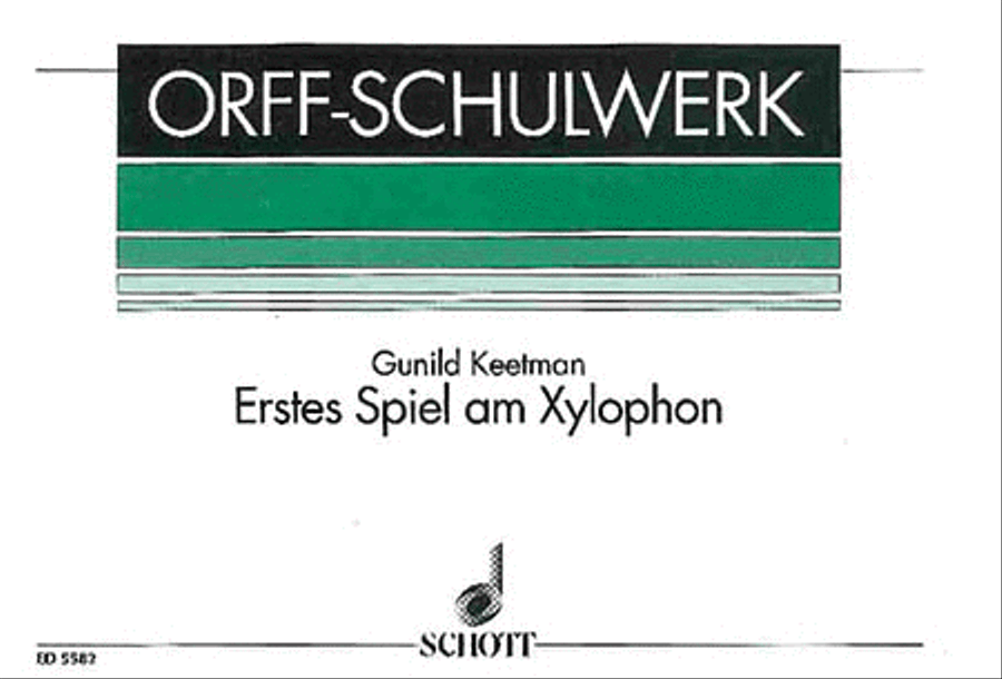 Erstes Spiel am Xylophon (Beginning Exercises For Xylophone) Orff Instrument scores gallery preview page 1