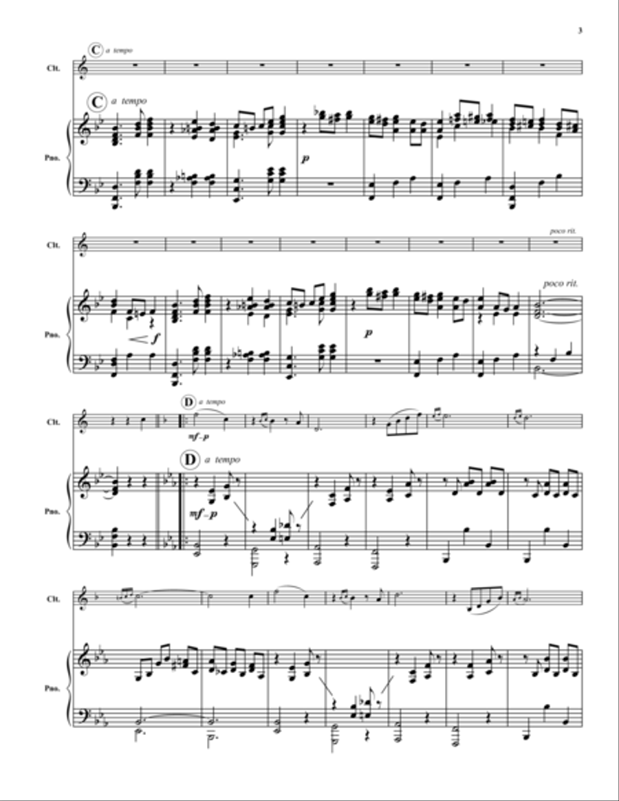 Liebesfreud (Love's Joy) Clarinet Solo scores gallery preview page 4