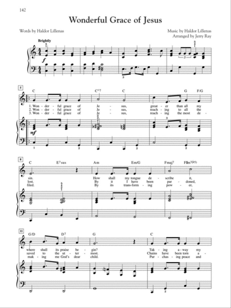 World's Greatest Gospel Songs for Piano & Voice Voice scores gallery preview page 5