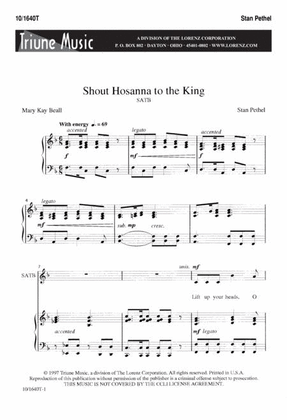 Book cover for Shout Hosanna to the King