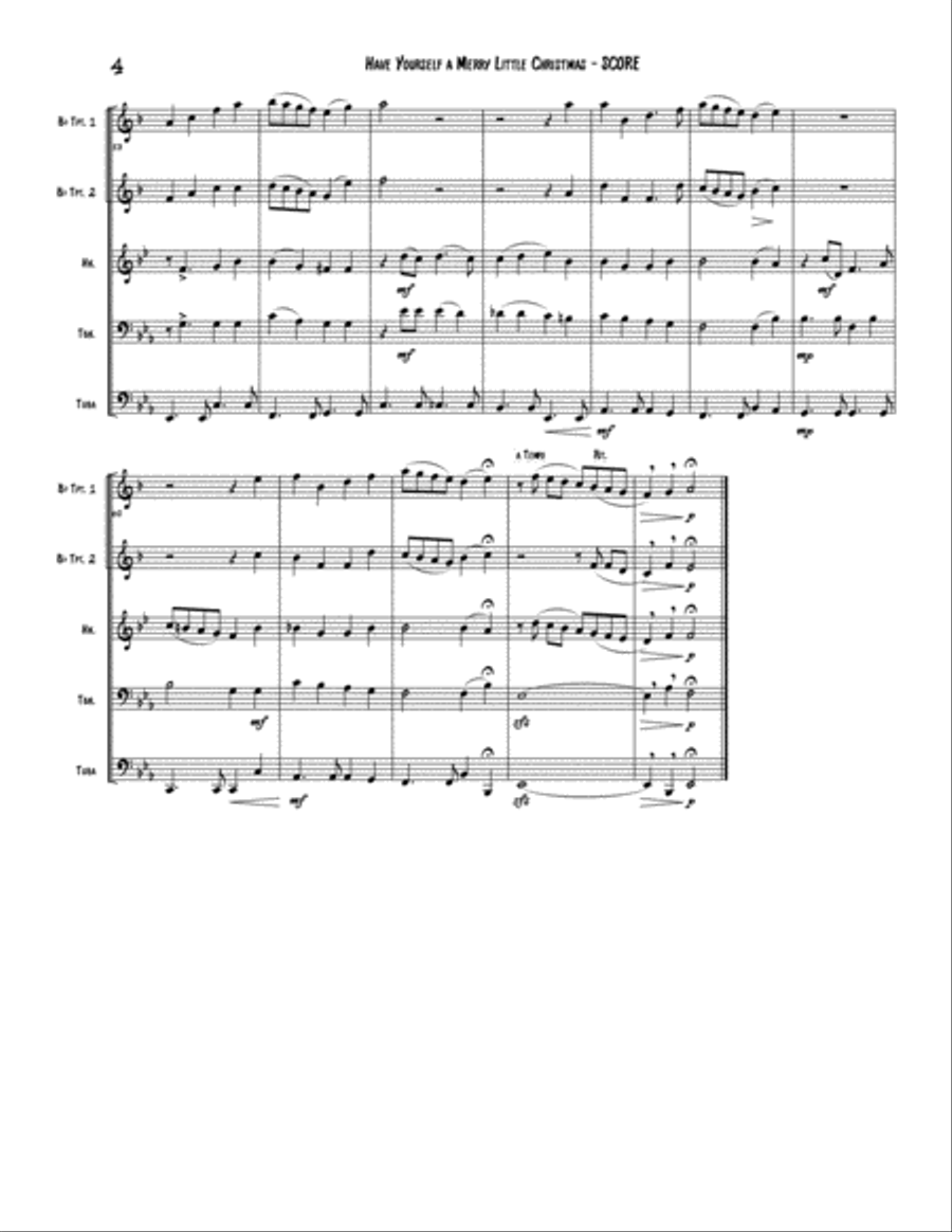 Have Yourself A Merry Little Christmas from MEET ME IN ST. LOUIS School and Community scores gallery preview page 5