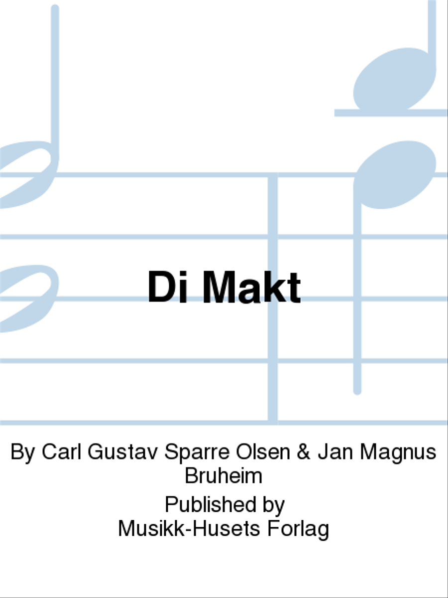 Di Makt Men's Choir scores gallery preview page 1