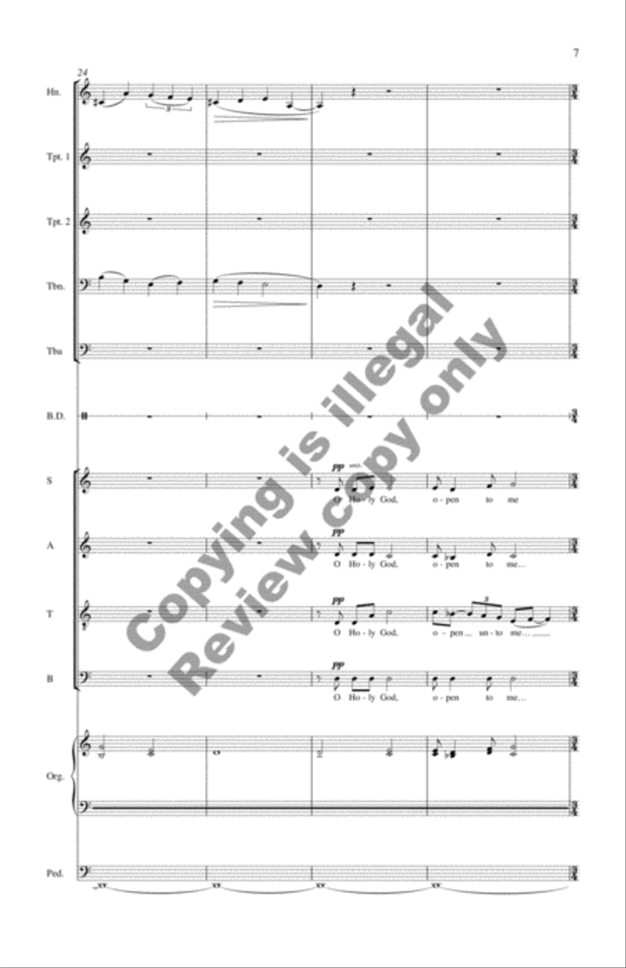 Alleluias, Intercessions and Remembrances (Brass Quintet Score) Choir scores gallery preview page 6