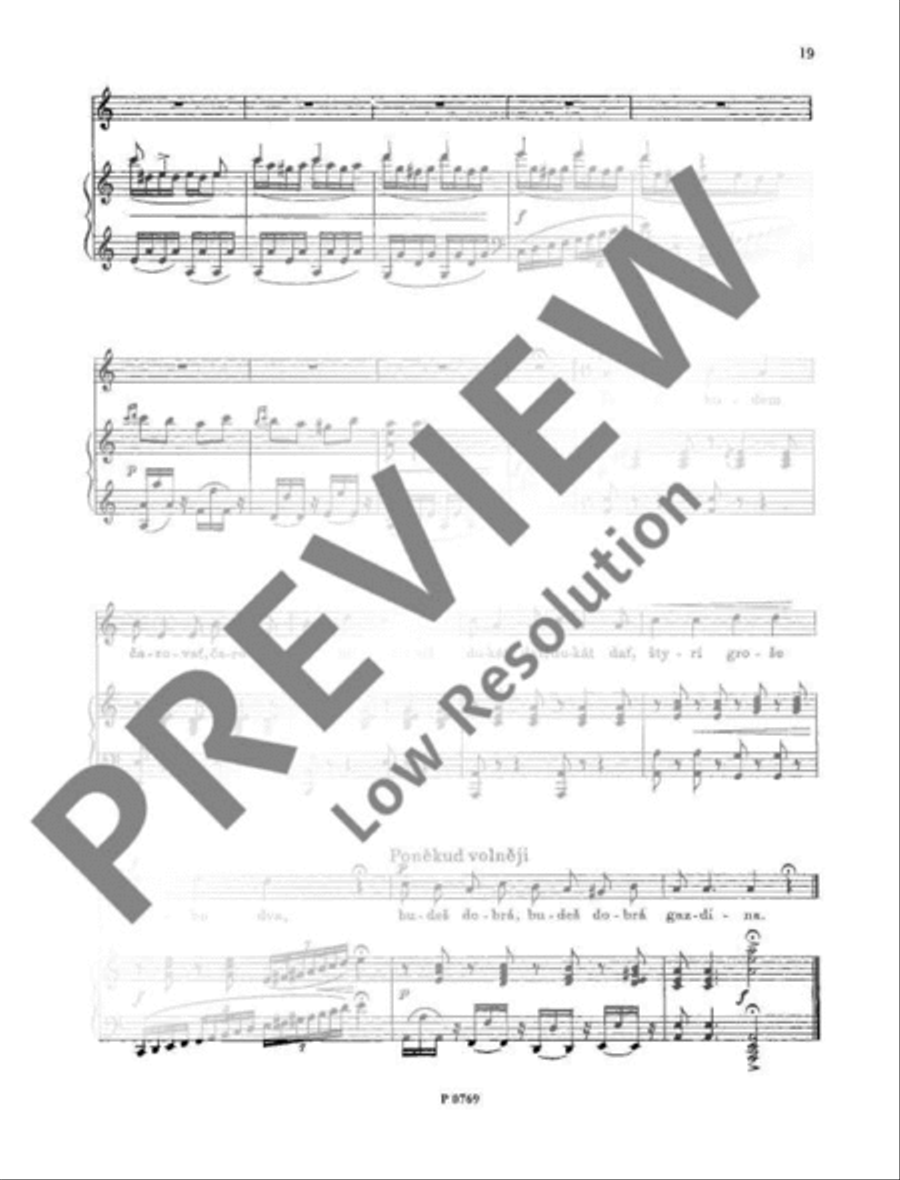 New Slovak Songs New Slovak Songs Voice Solo scores gallery preview page 20