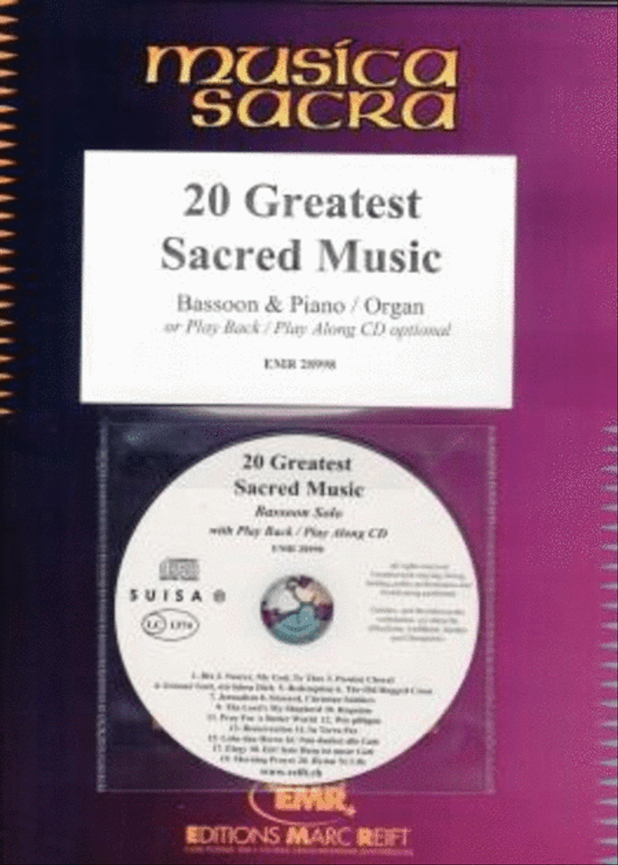 20 Greatest Sacred Music Bassoon Solo scores gallery preview page 1