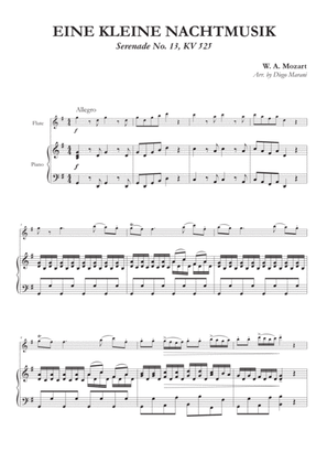 Eine Kleine Nachtmusik (1st Mov.) for Flute and Piano