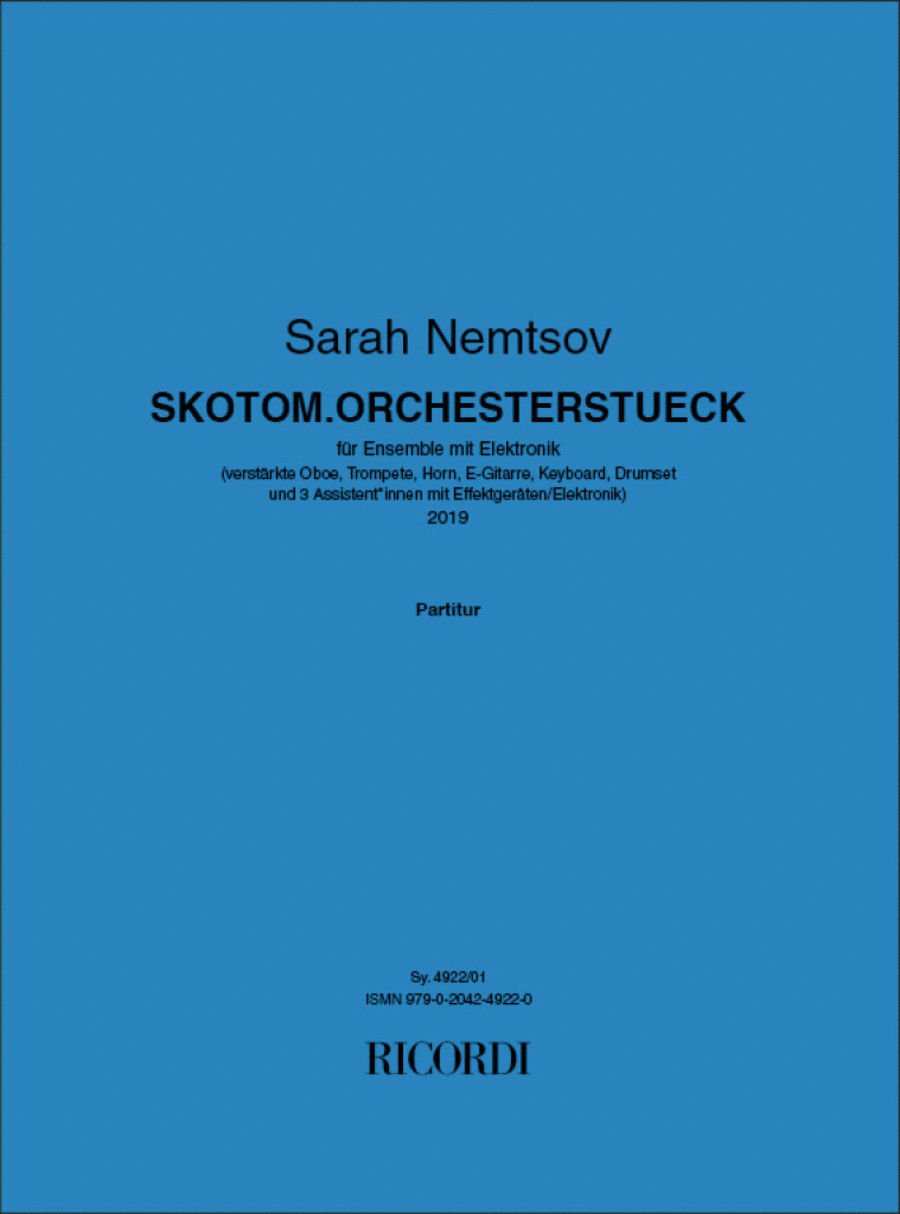 Skotom.Orchesterstueck Orchestra scores gallery preview page 1