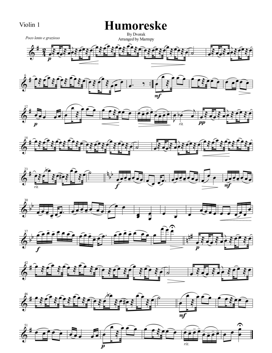 Humoresque violin on sale