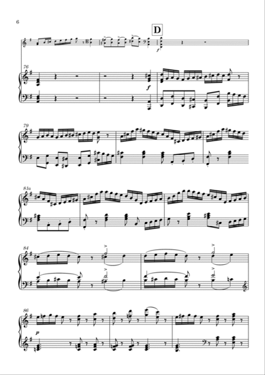 Concerto No. 2 for Violoncello, G-Major Piano scores gallery preview page 6