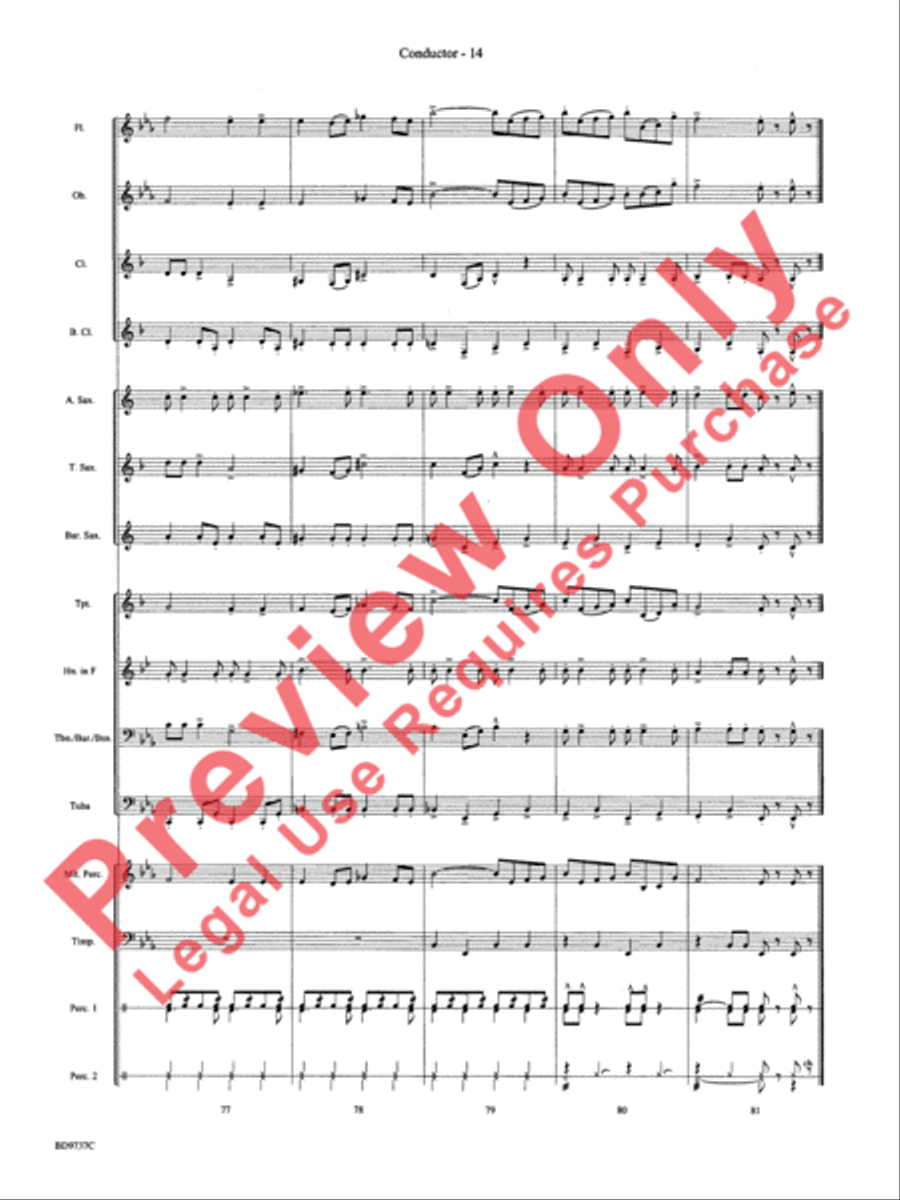 Sousa - The March King Sousa - The March King Concert Band scores gallery preview page 16