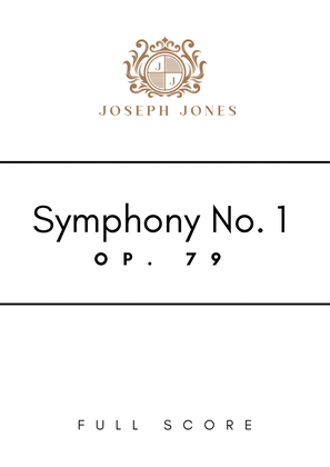 Symphony No. 1, Op. 79 - Score Only