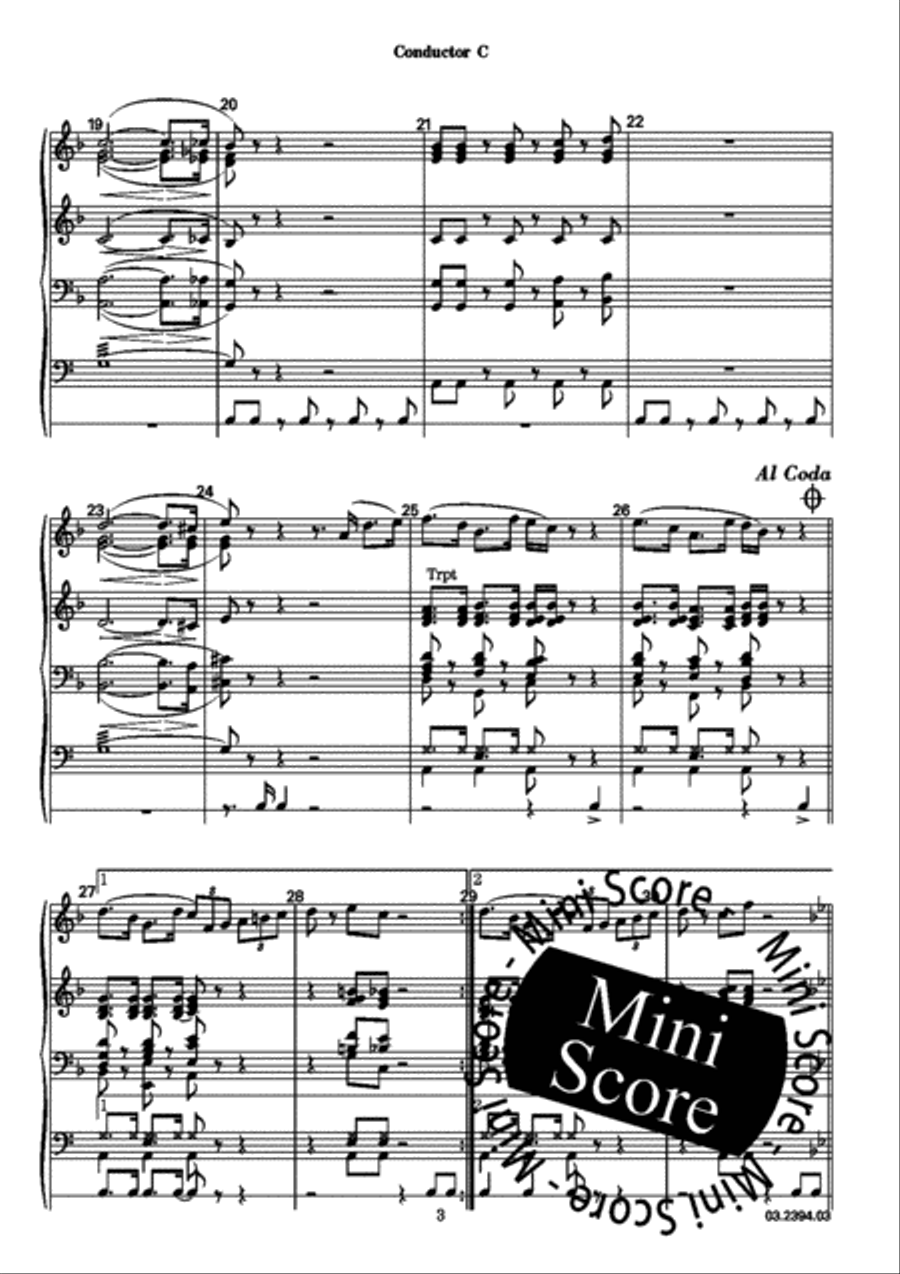 High Tea Concert Band scores gallery preview page 17