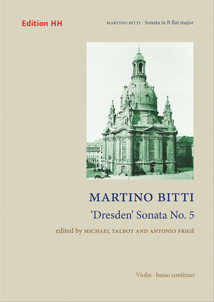 'Dresden' Sonata No. 5 Violin scores gallery preview page 1