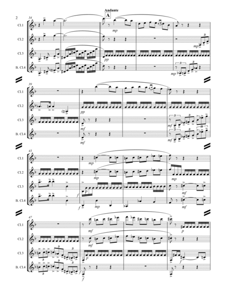 1812 Overture (for Clarinet Quartet) image number null
