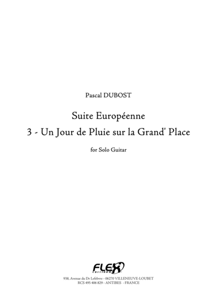 Suite Europeenne 3 - Un Jour de Pluie sur la Grand' Place image number null