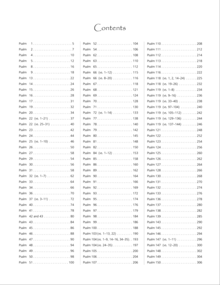 The People's Psalter The People's Psalter 4-Part scores gallery preview page 2