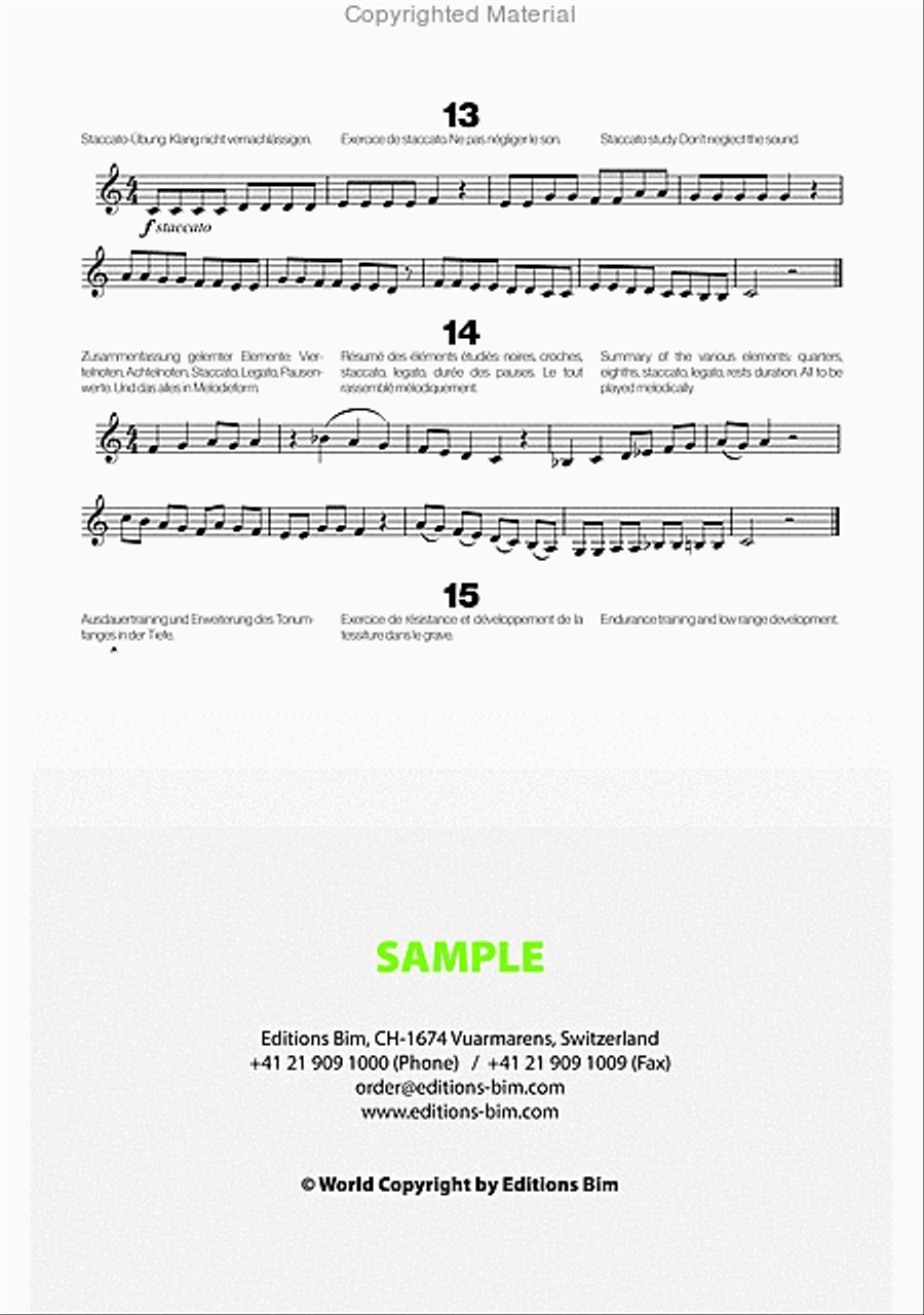 76 Progressive Klangetüden für Horn Horn scores gallery preview page 9