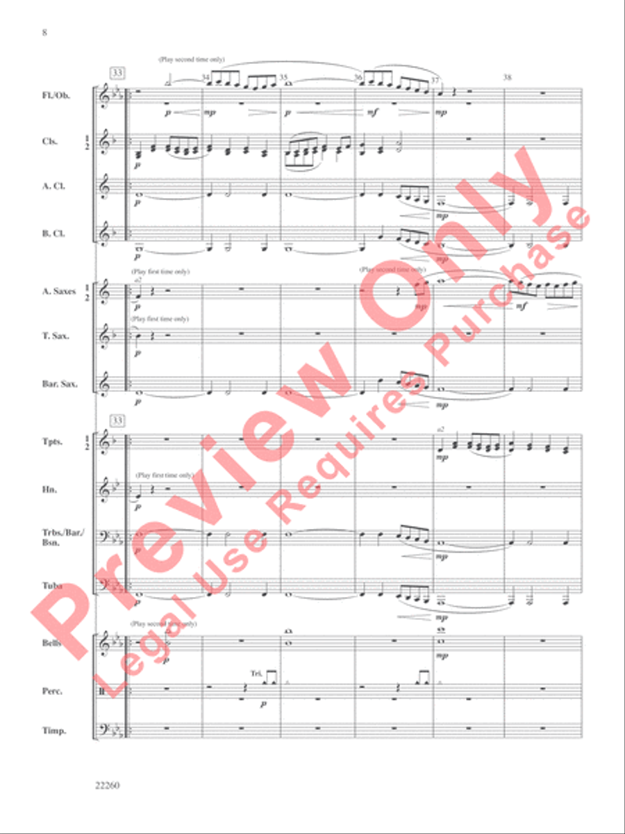Bold Journey Concert Band scores gallery preview page 9