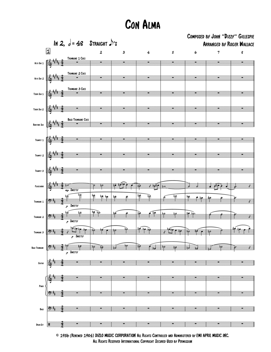Con Alma Jazz Ensemble scores gallery preview page 1
