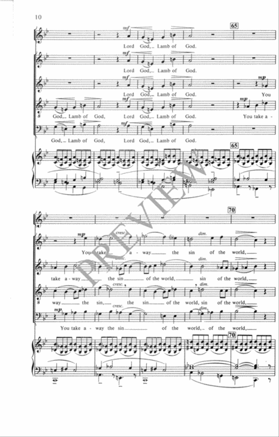 Festival Gloria Festival Gloria 4-Part scores gallery preview page 11