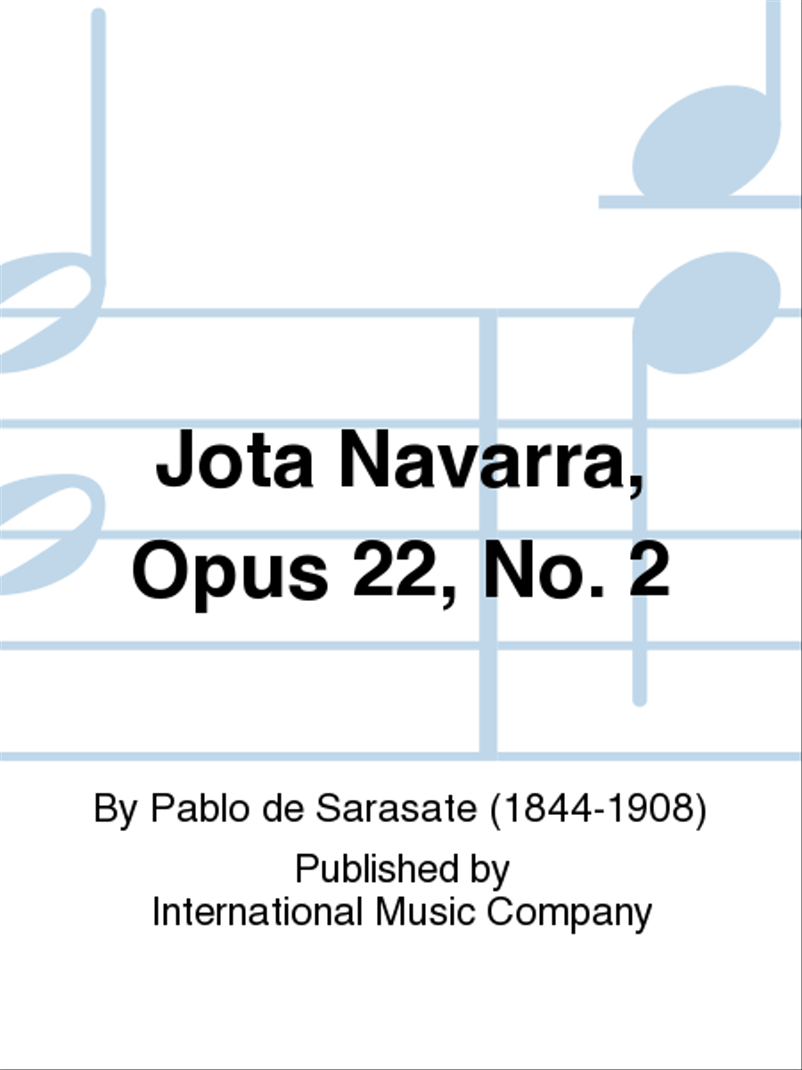 Jota Navarra, Opus 22, No. 2 Violin Solo scores gallery preview page 1