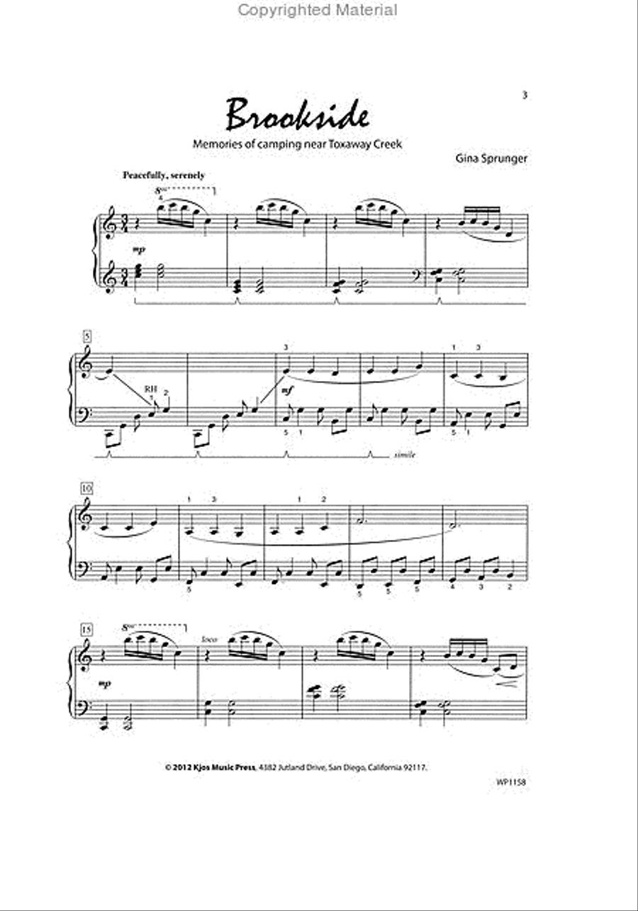 Water Music Piano Solo scores gallery preview page 2