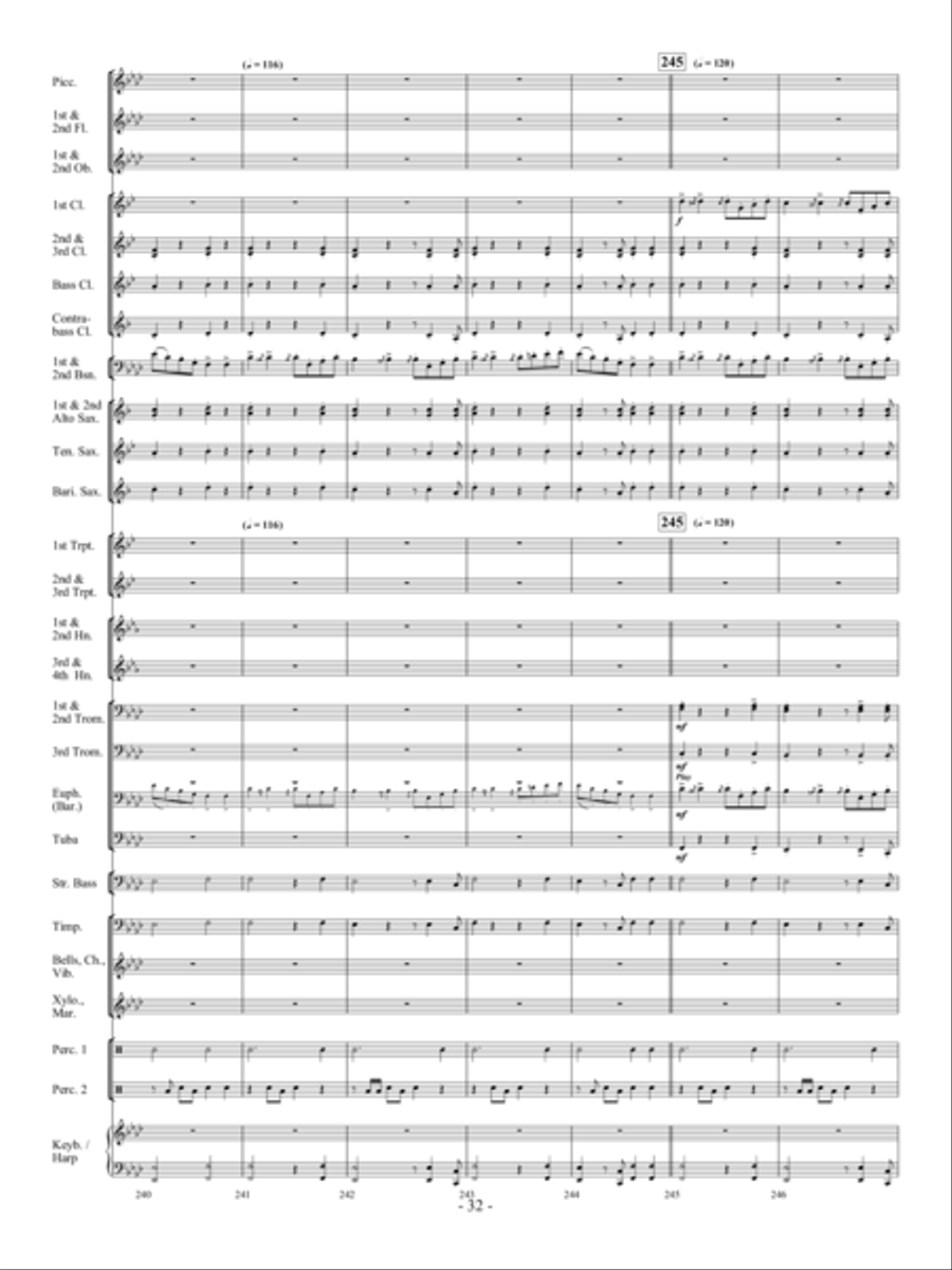 Sea Song Fantasy Sea Song Fantasy Concert Band scores gallery preview page 31