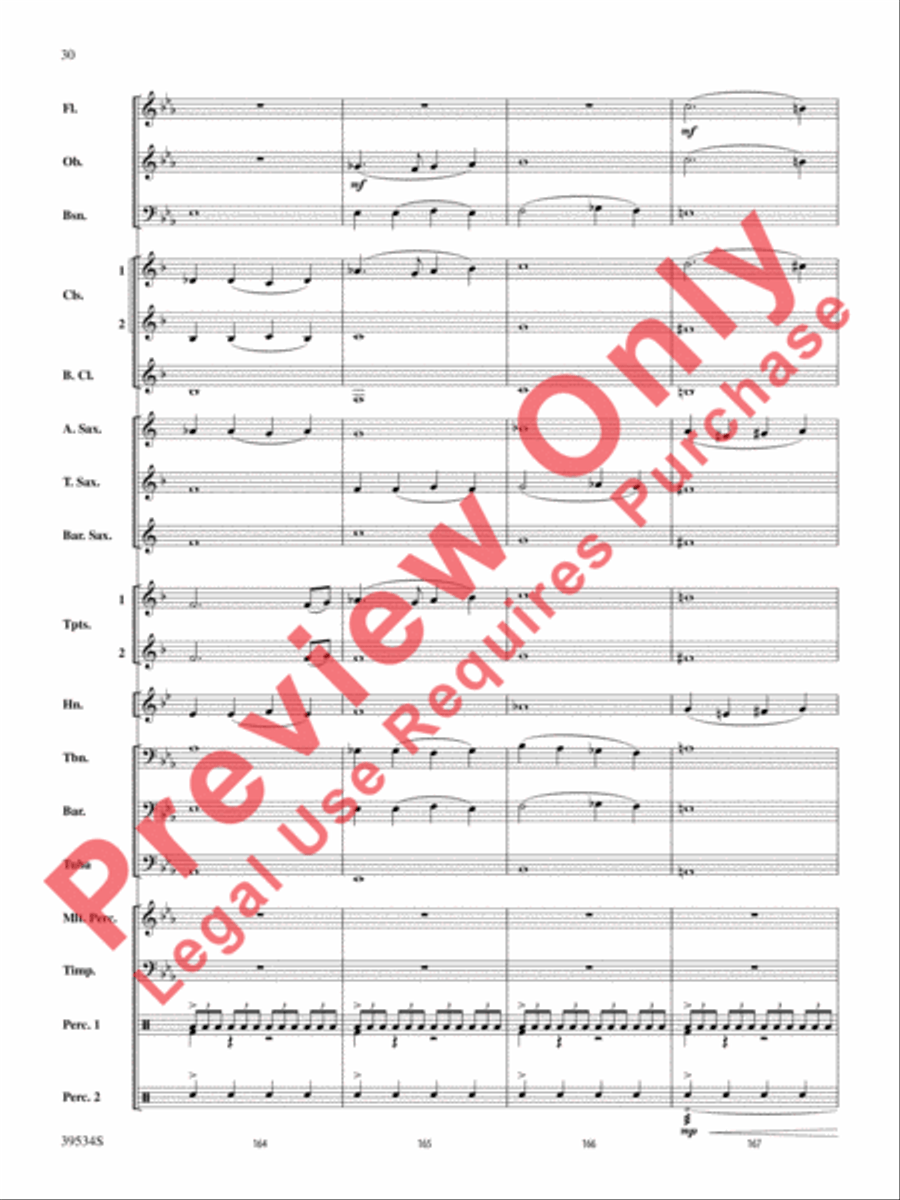 The Magic of Harry Potter Concert Band scores gallery preview page 31